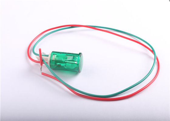 Indicatori luminosi impermeabili verdi di DC12V AC220V, supporto principale del pannello delle spie