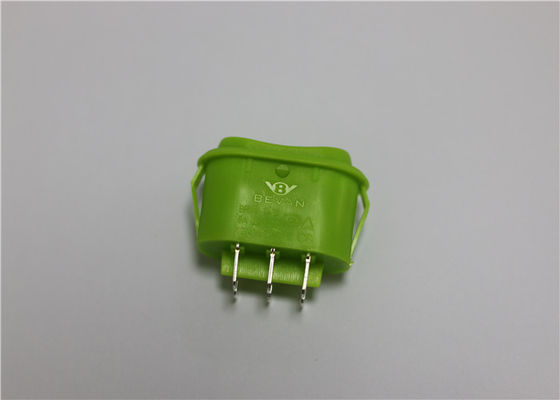 Mini interruttore a leva impermeabile ovale, interruttore a leva verde 10a 250v