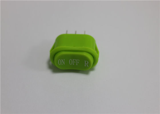 Mini interruttore a leva impermeabile ovale, interruttore a leva verde 10a 250v